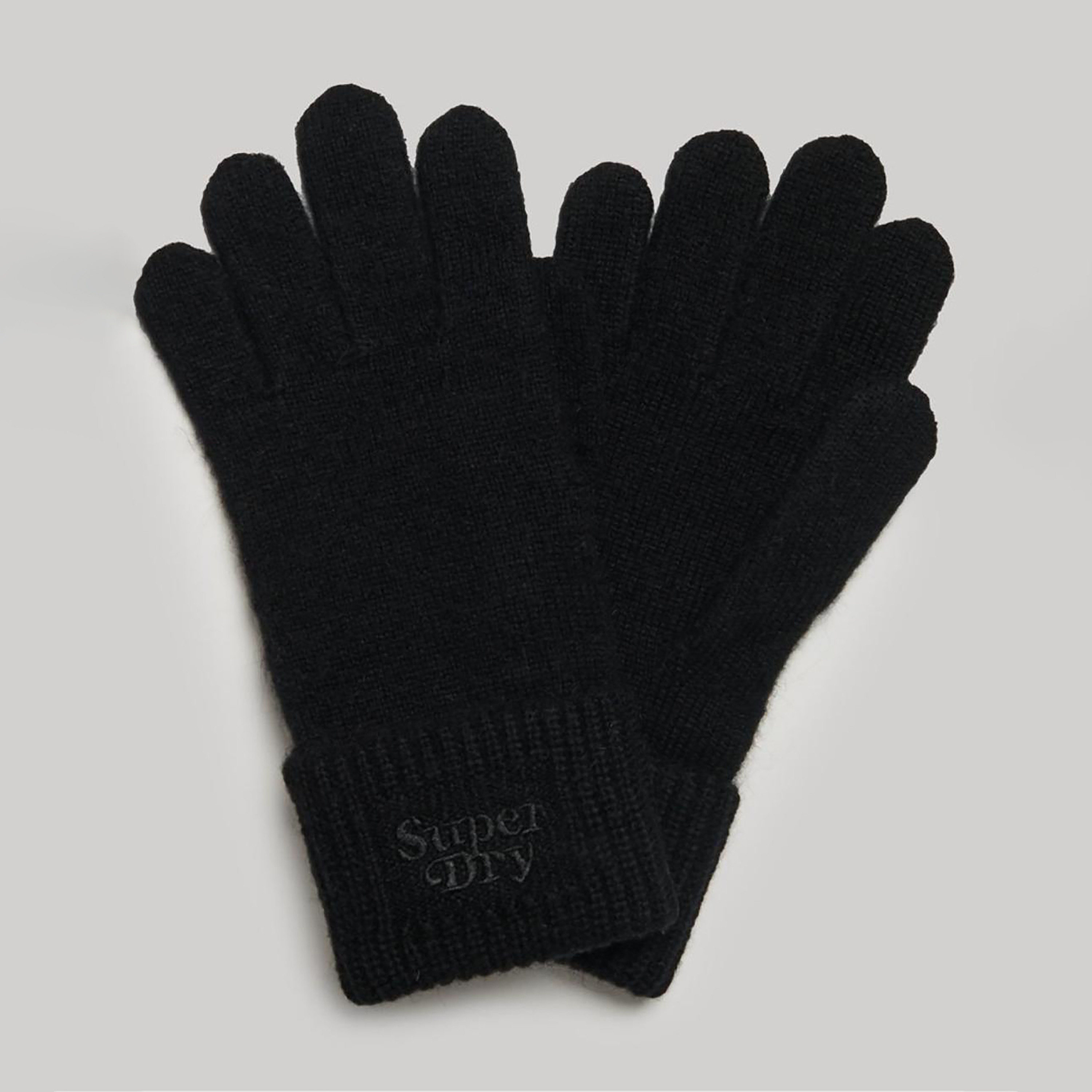 قفازات محبوكة باللون الاسود للنساء من سوبردراي-women-winterwear-gloves-image-2