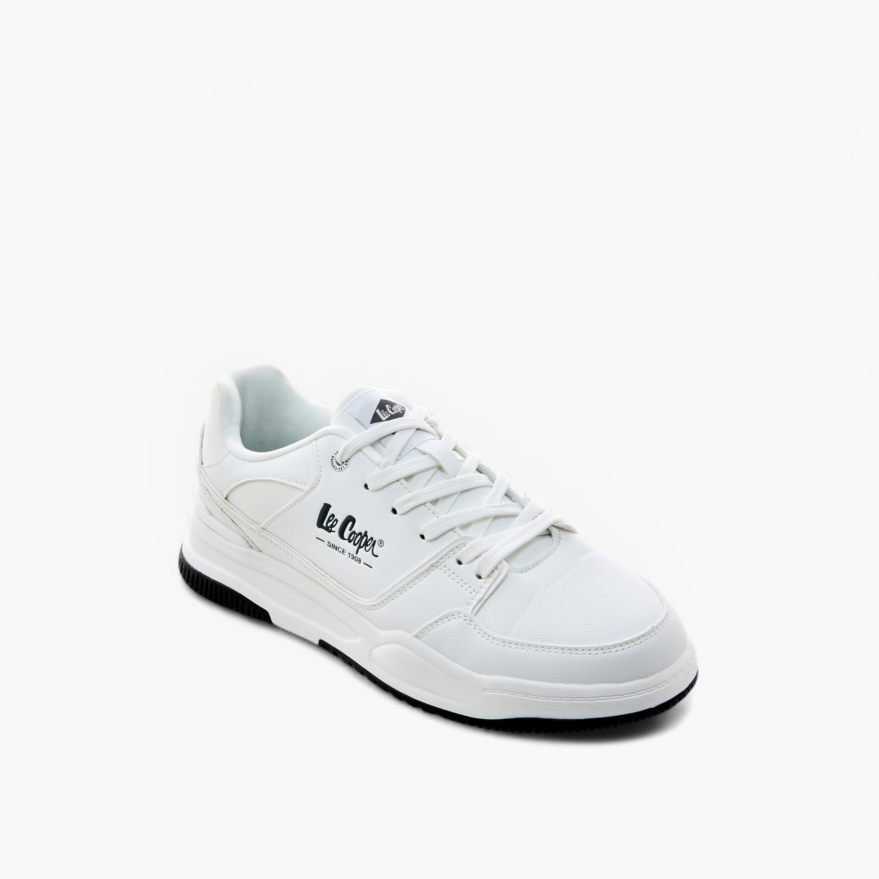 Lee Cooper Men's Logo Detail Lace-Up Sneakers-men-shoes-sneakers-image-2
