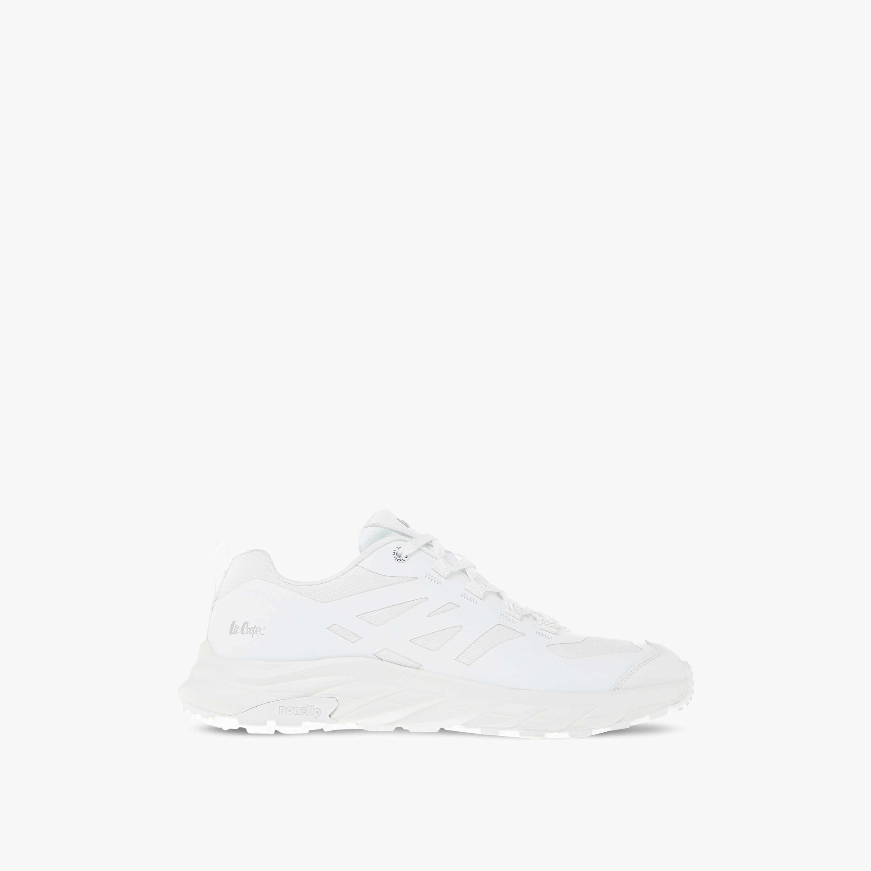 Lee Cooper Unisex Panelled Sneakers with Lace-Up Closure-girls-shoes-sneakers-image-3