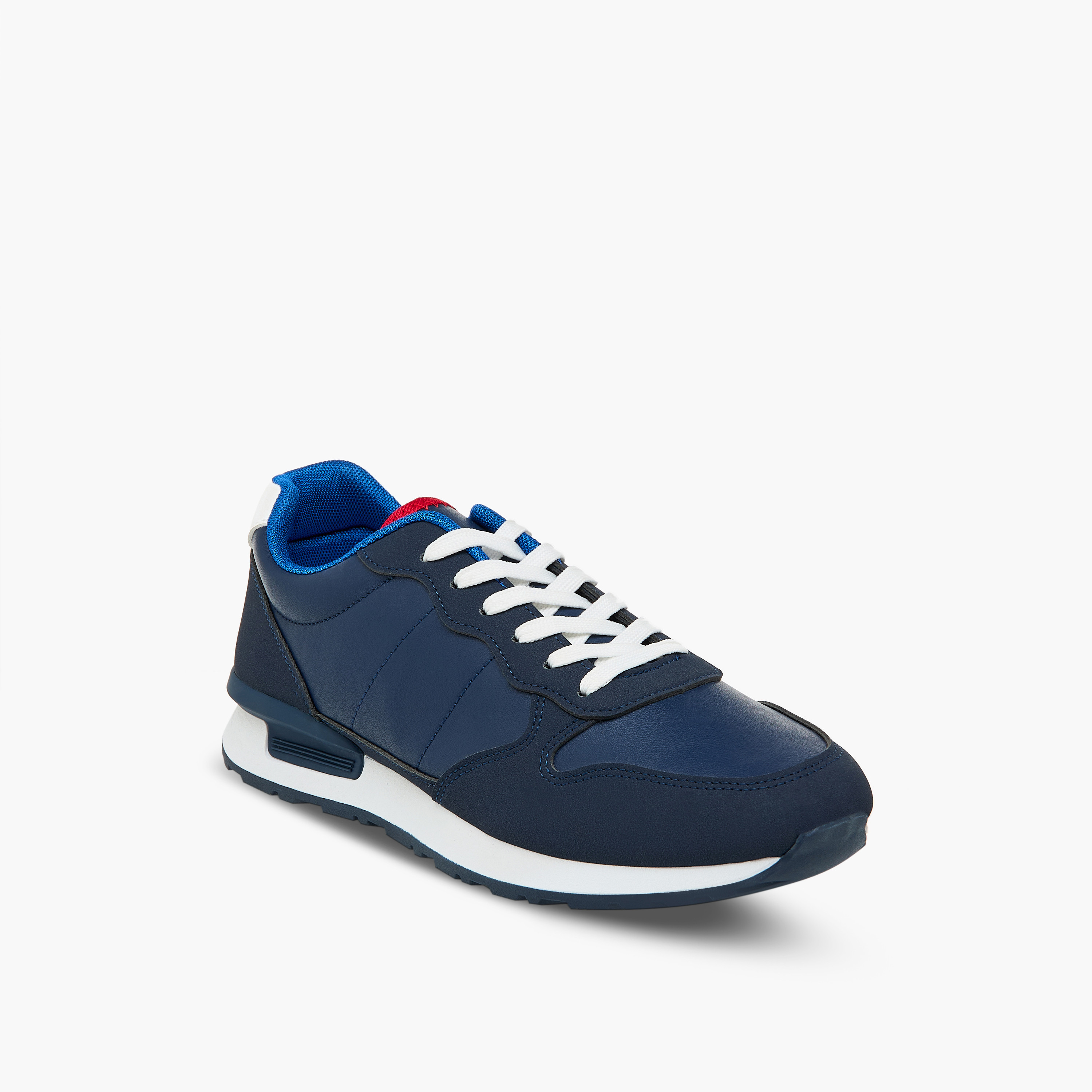 LBL by Shoexpress Panelled Sneakers with Lace-Up Closure-men-shoes-sneakers-image-2