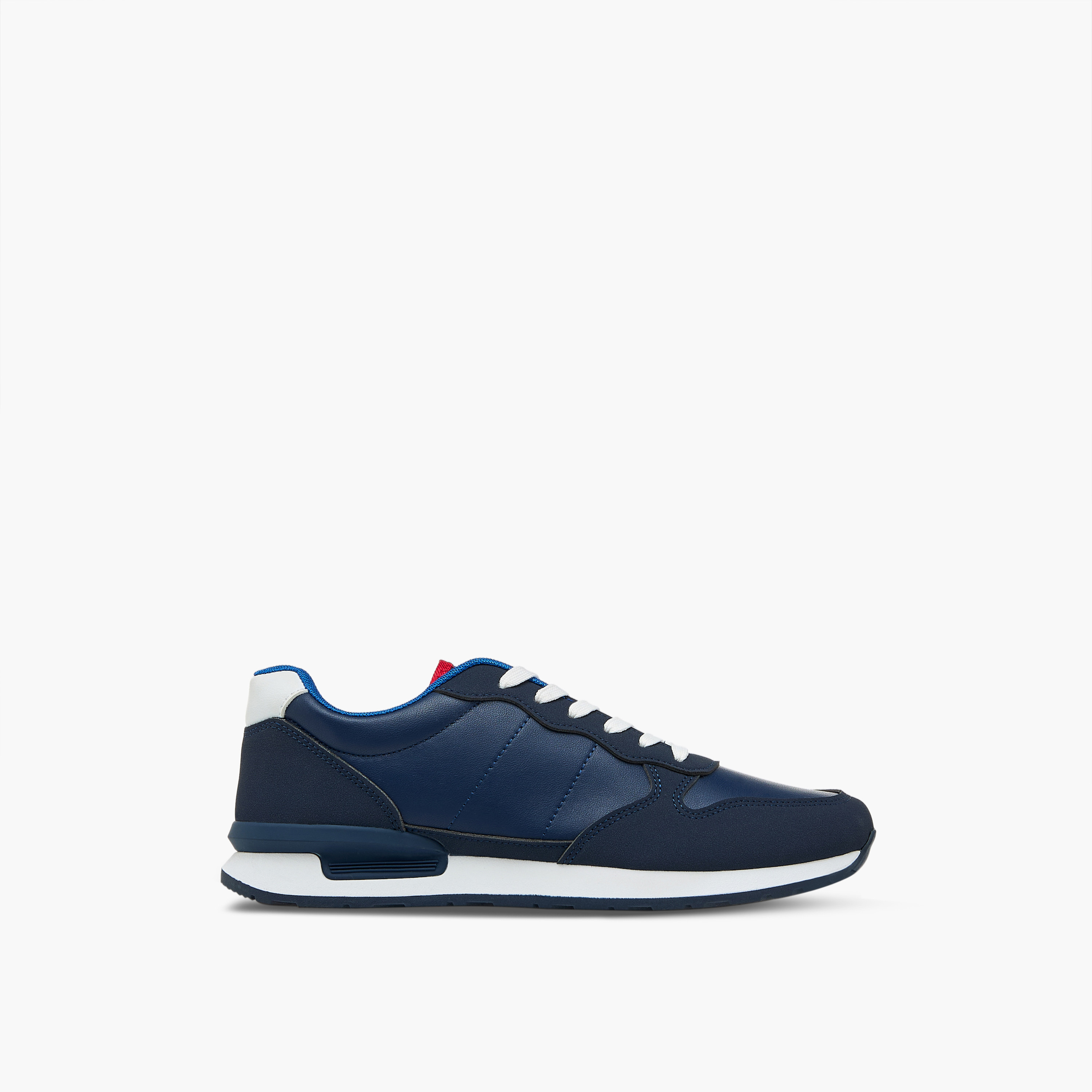 LBL by Shoexpress Panelled Sneakers with Lace-Up Closure-men-shoes-sneakers-image-3