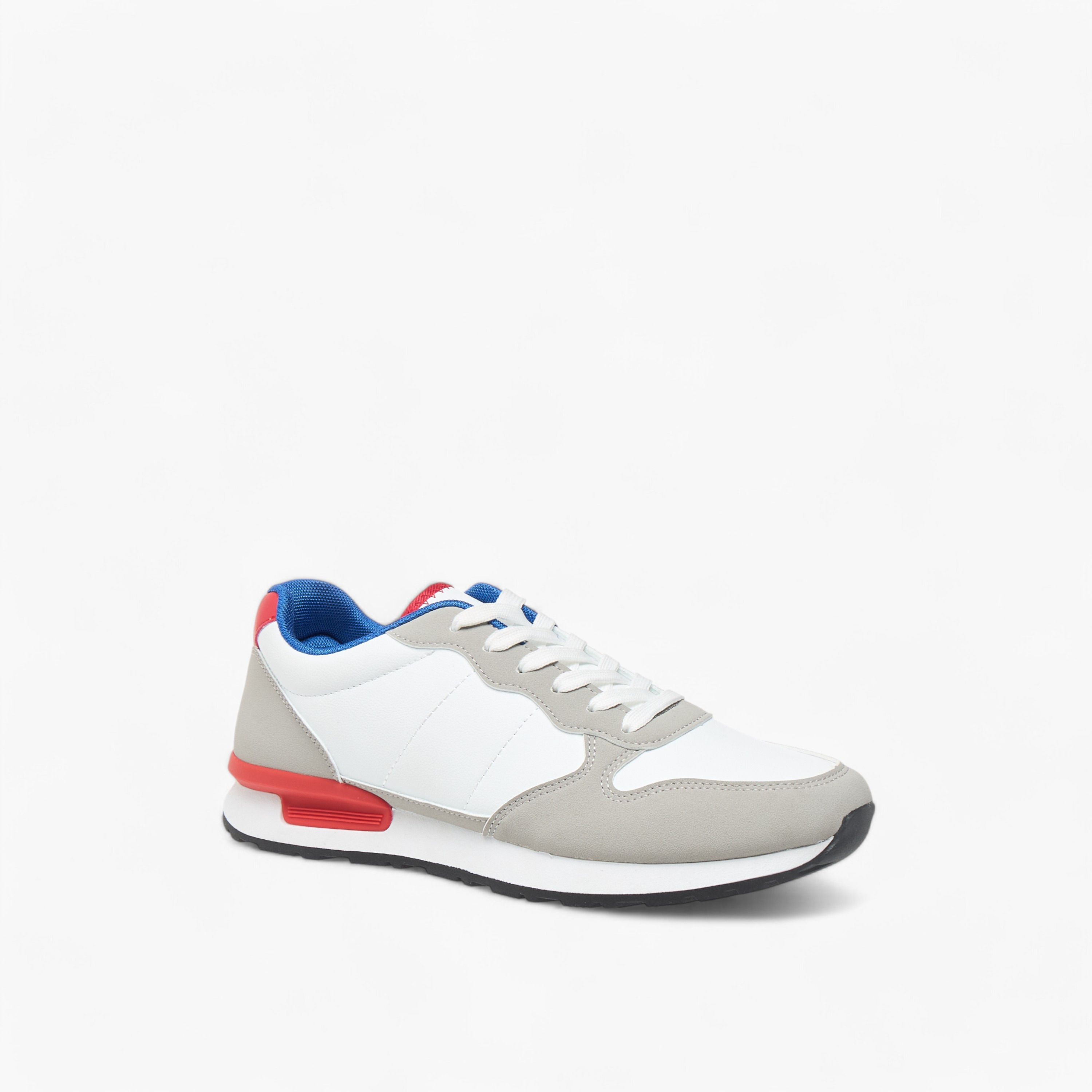 LBL by Shoexpress Panelled Sneakers with Lace-Up Closure-men-shoes-sneakers-image-2