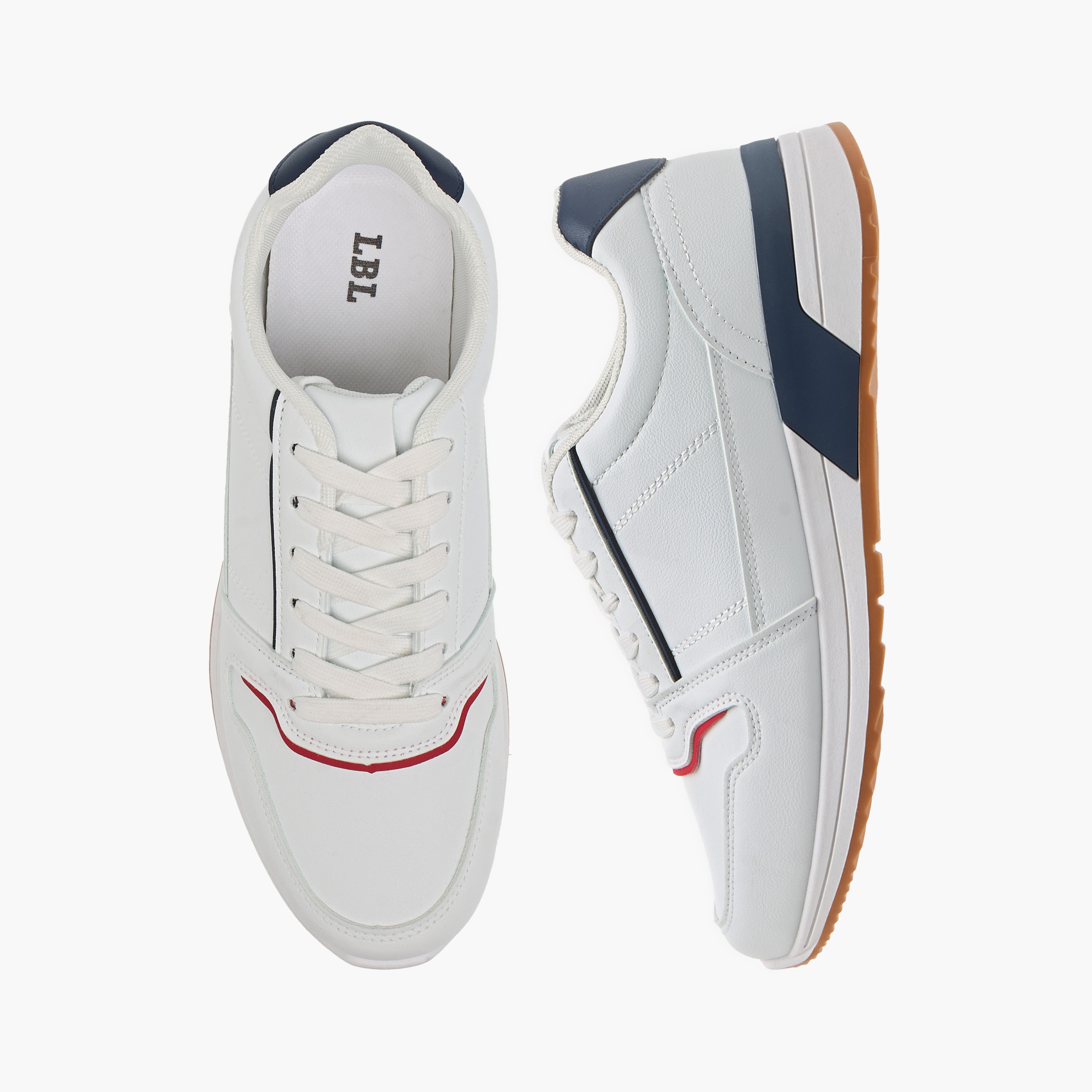 حذاء سنيكرز برباط إغلاق من إل بي إل من شوإكسبريس-men-shoes-sneakers-image-1