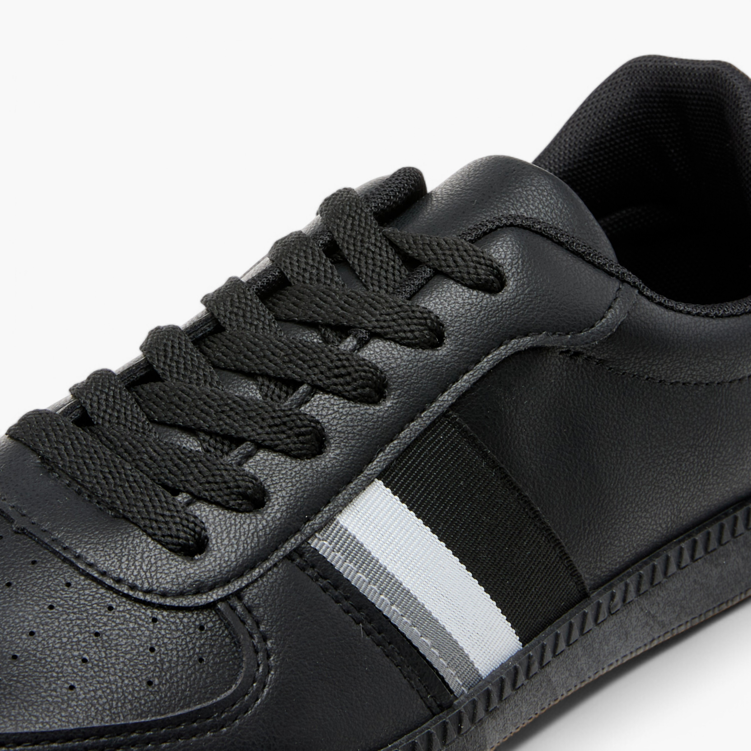 LBL by Shoexpress Panelled Lace-Up Sneakers-men-shoes-sneakers-image-4