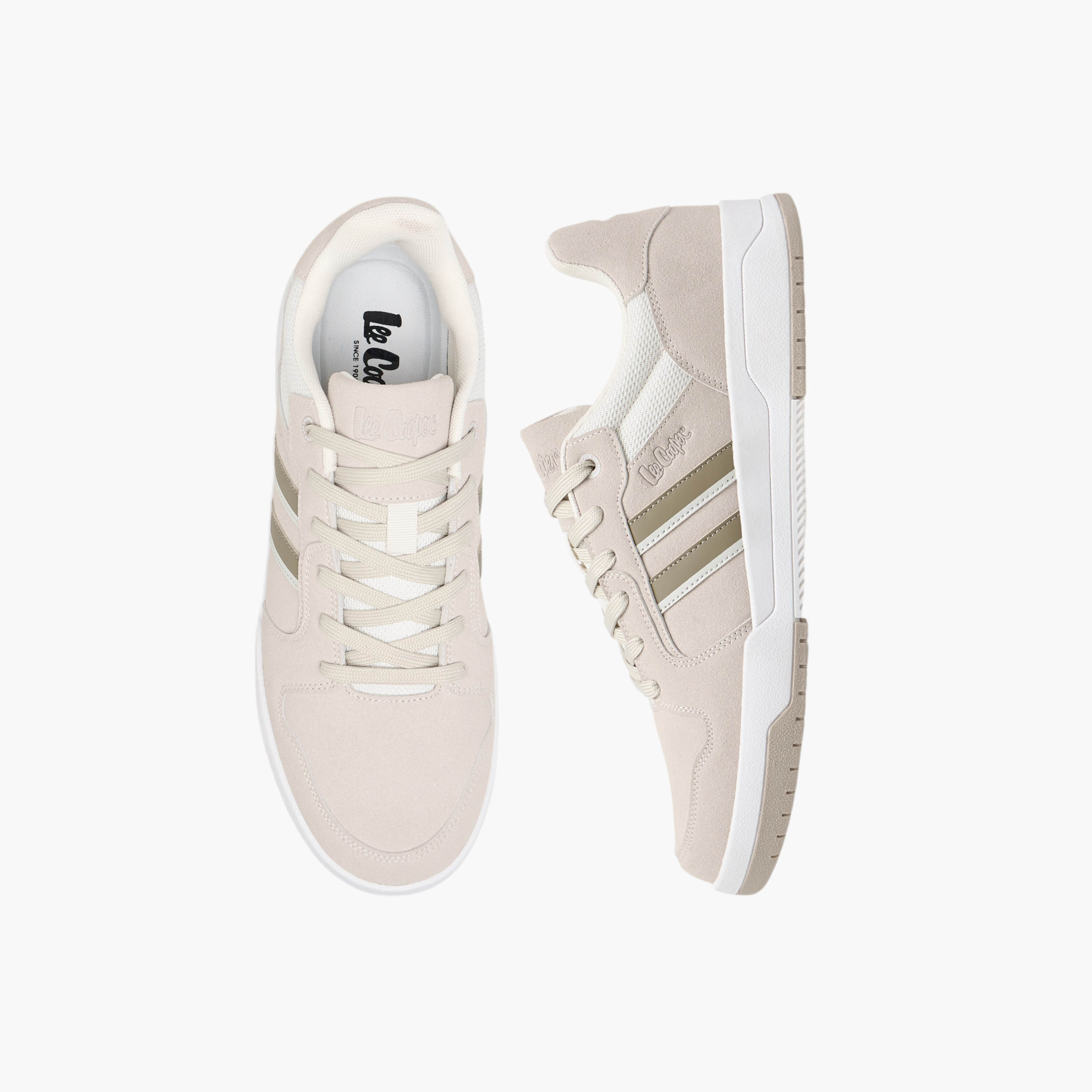 Lee Cooper Men's Panelled Sneakers with Lace-Up Closure-men-shoes-sneakers-image-1