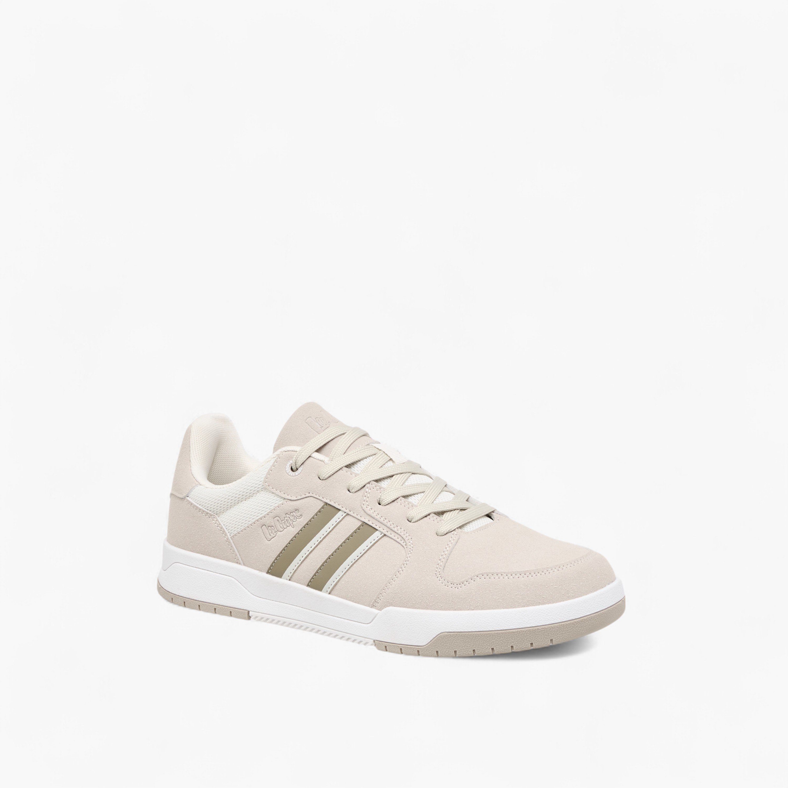 Lee Cooper Men's Panelled Sneakers with Lace-Up Closure-men-shoes-sneakers-image-2