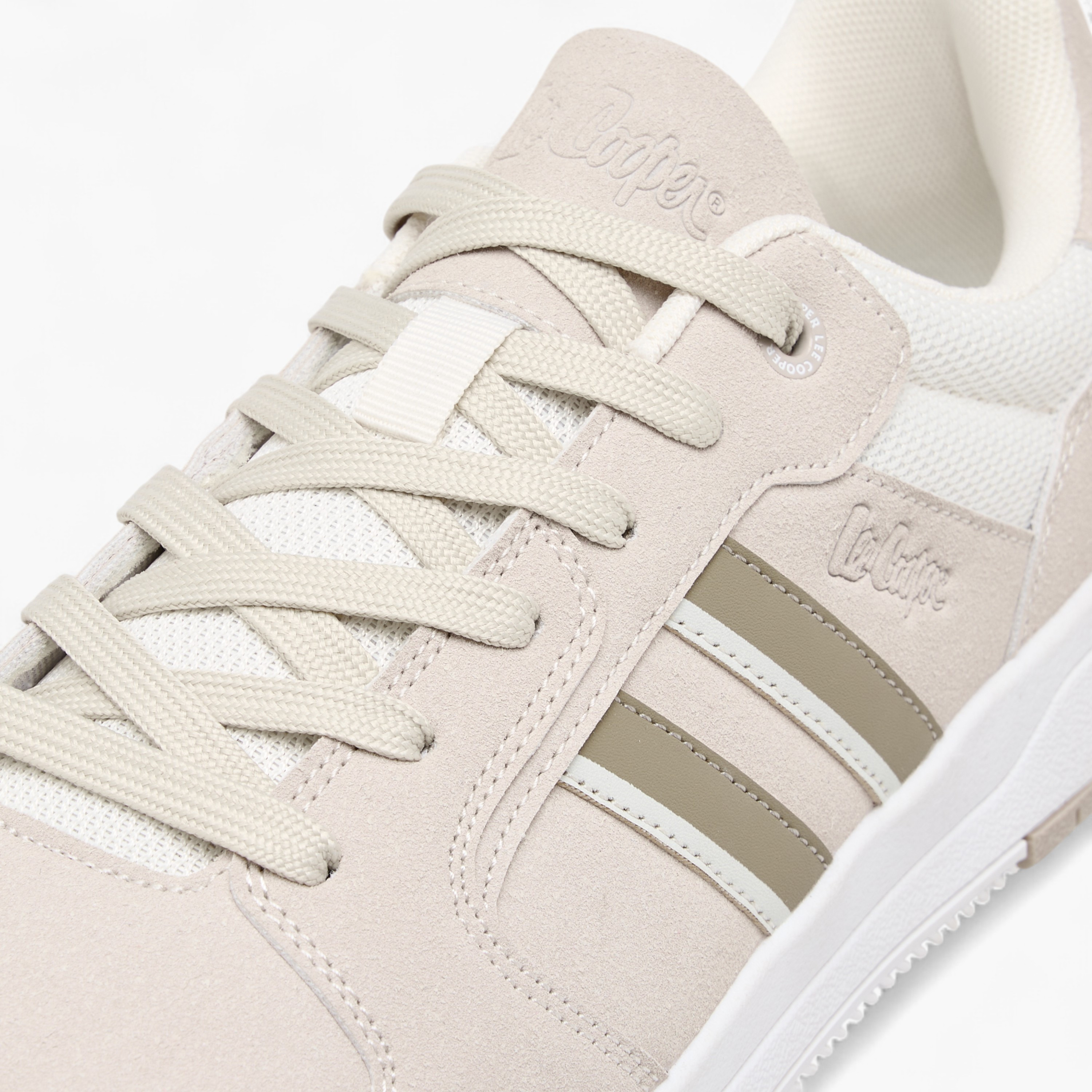 Lee Cooper Men's Panelled Sneakers with Lace-Up Closure-men-shoes-sneakers-image-4