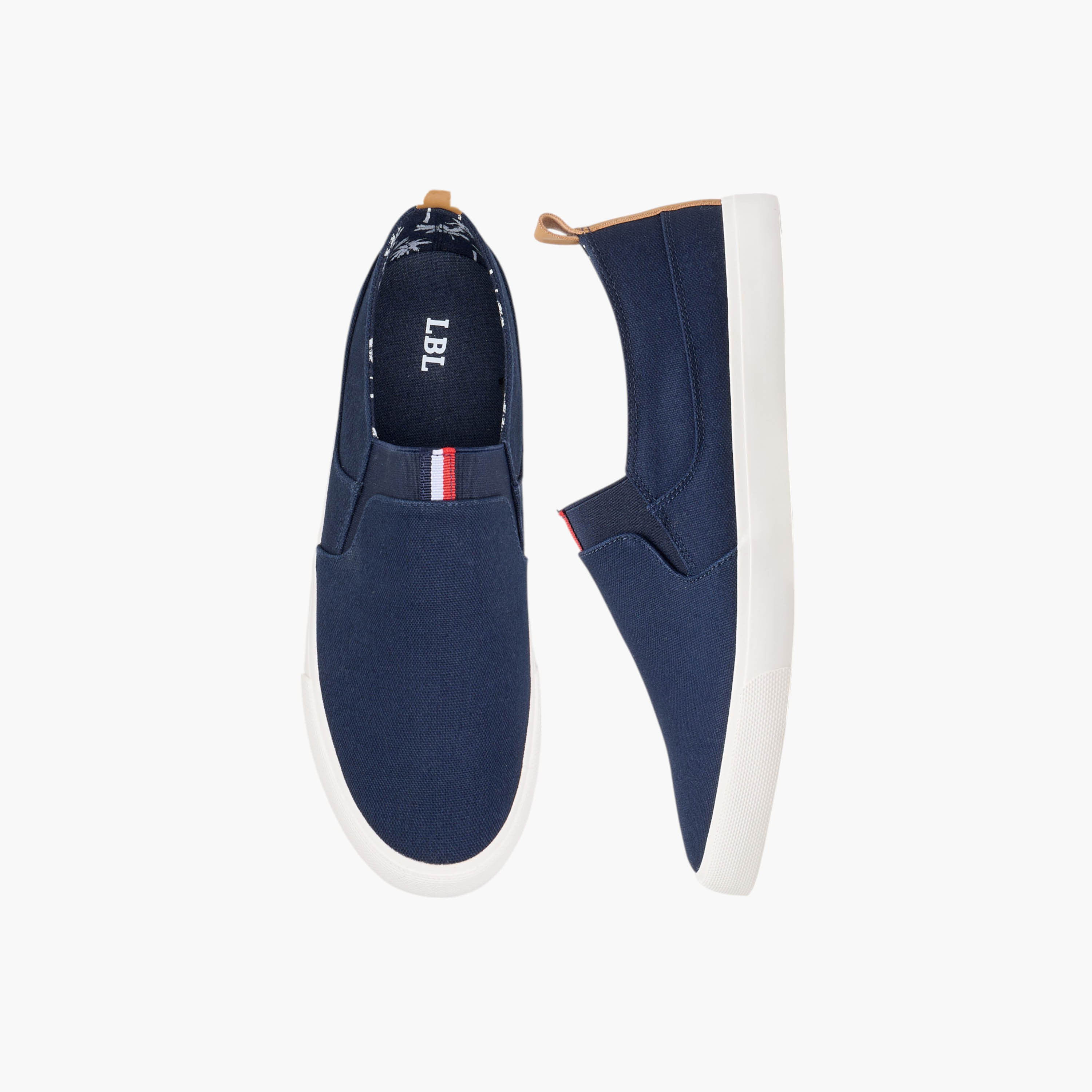 LBL by Shoexpress Canvas Loafers with Pull Tab-men-shoes-loafersandmoccasins-image-1
