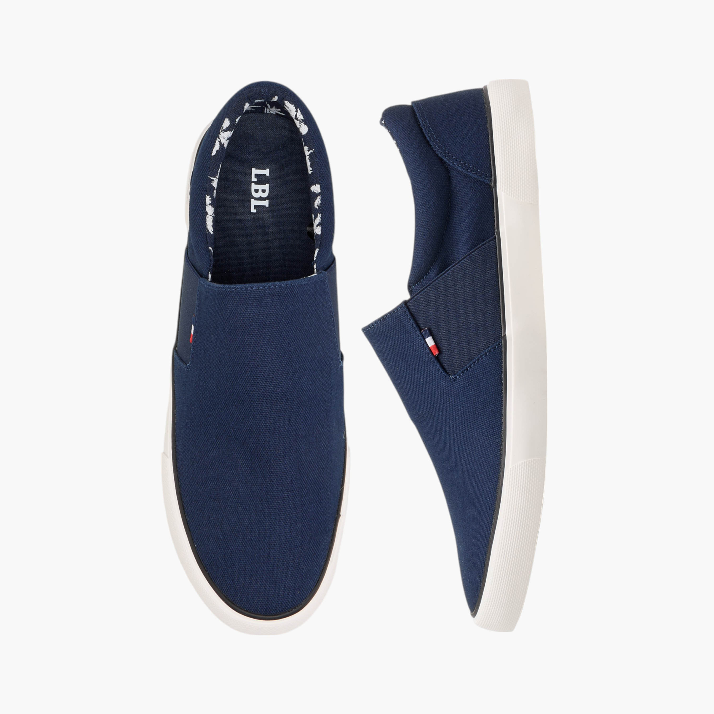 LBL by Shoexpress Solid Slip-On Canvas Shoes-men-shoes-sneakers-image-1