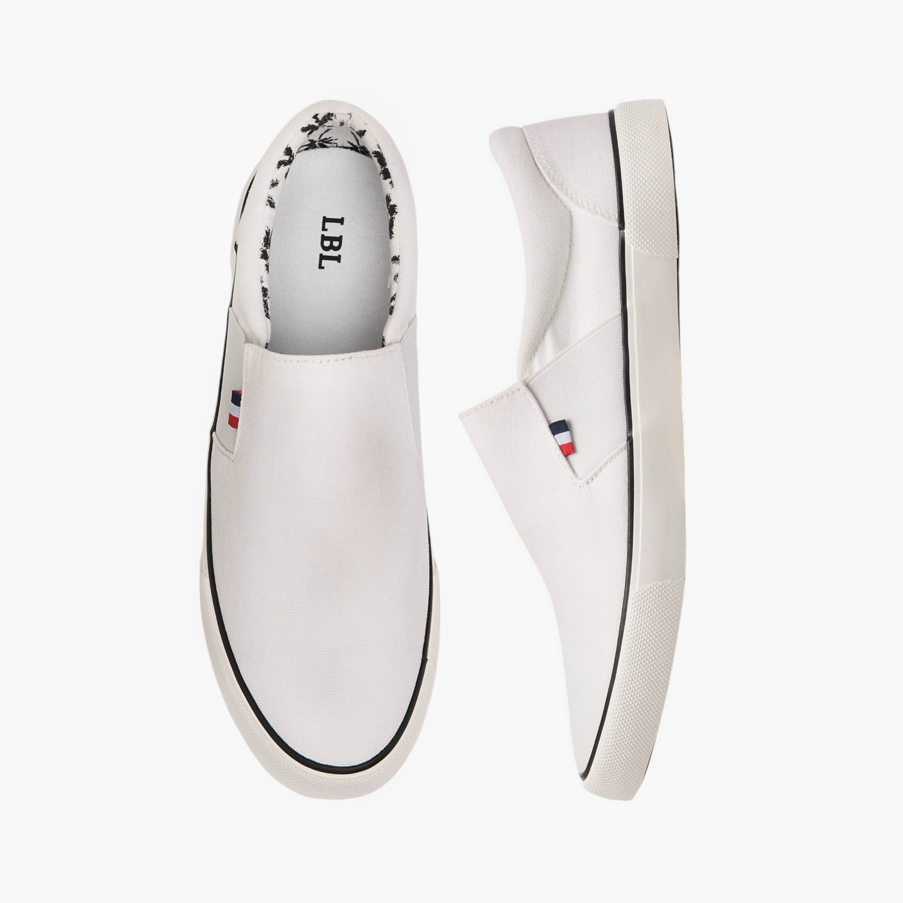 LBL by Shoexpress Solid Slip-On Canvas Shoes-men-shoes-sneakers-image-1