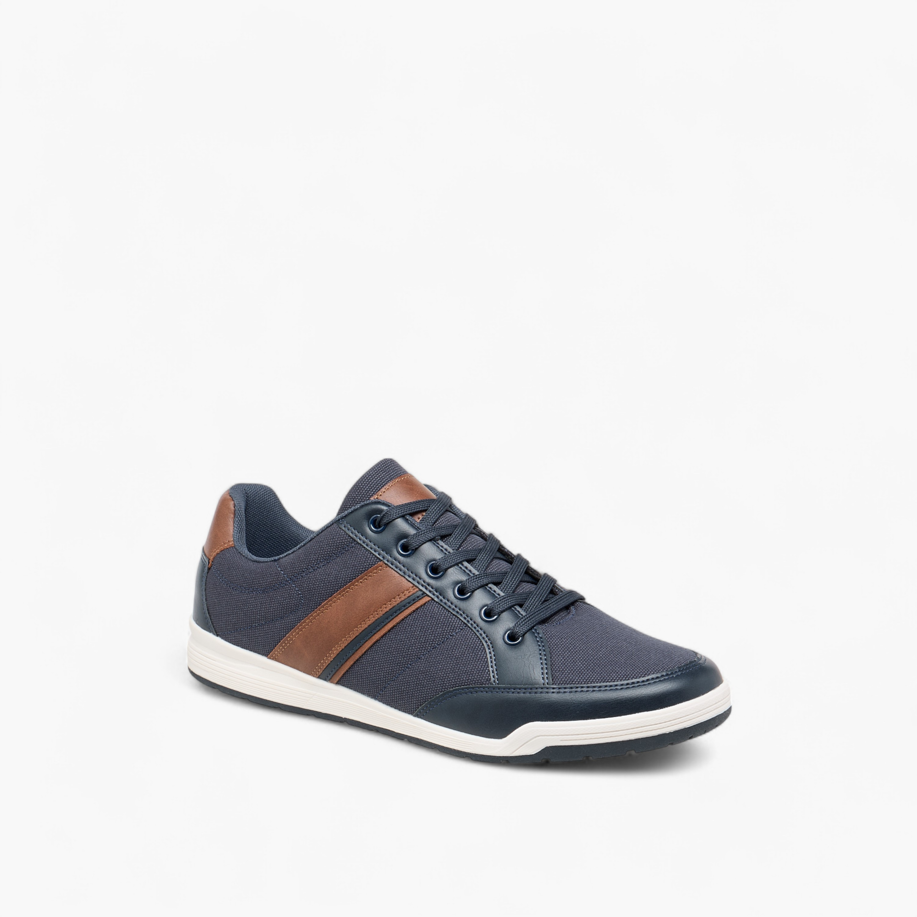 LBL by Shoexpress Panelled Sneakers with Lace-Up Closure-men-shoes-sneakers-image-2
