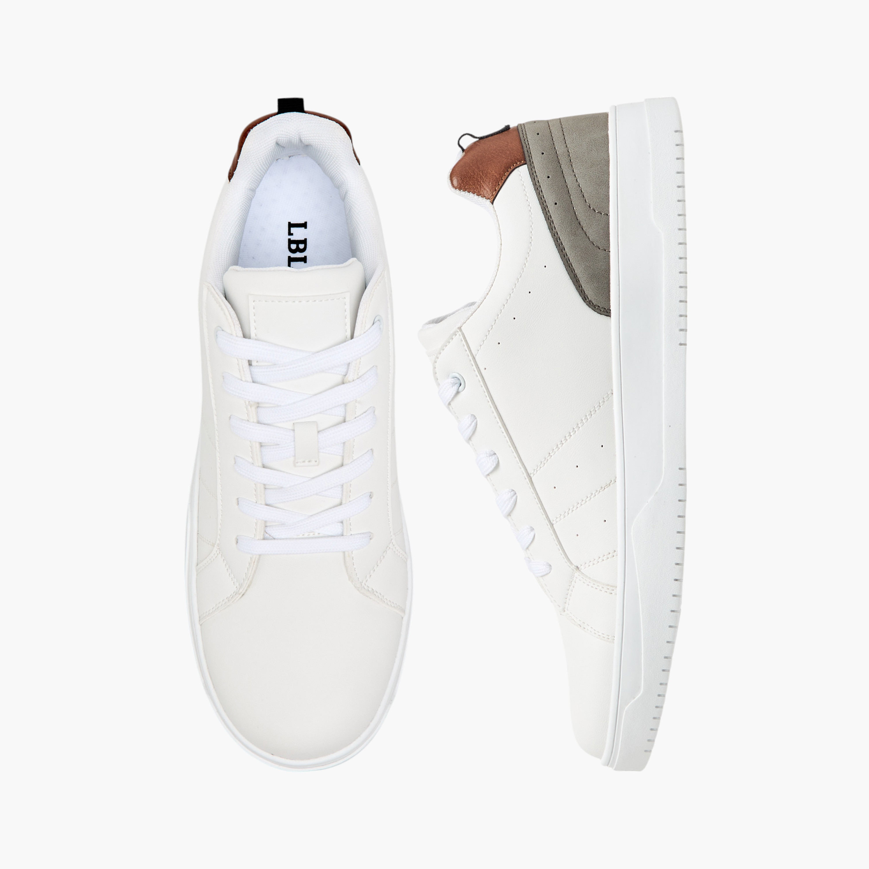 LBL by Shoexpress Panelled Lace-Up Sneakers-men-shoes-sneakers-image-1