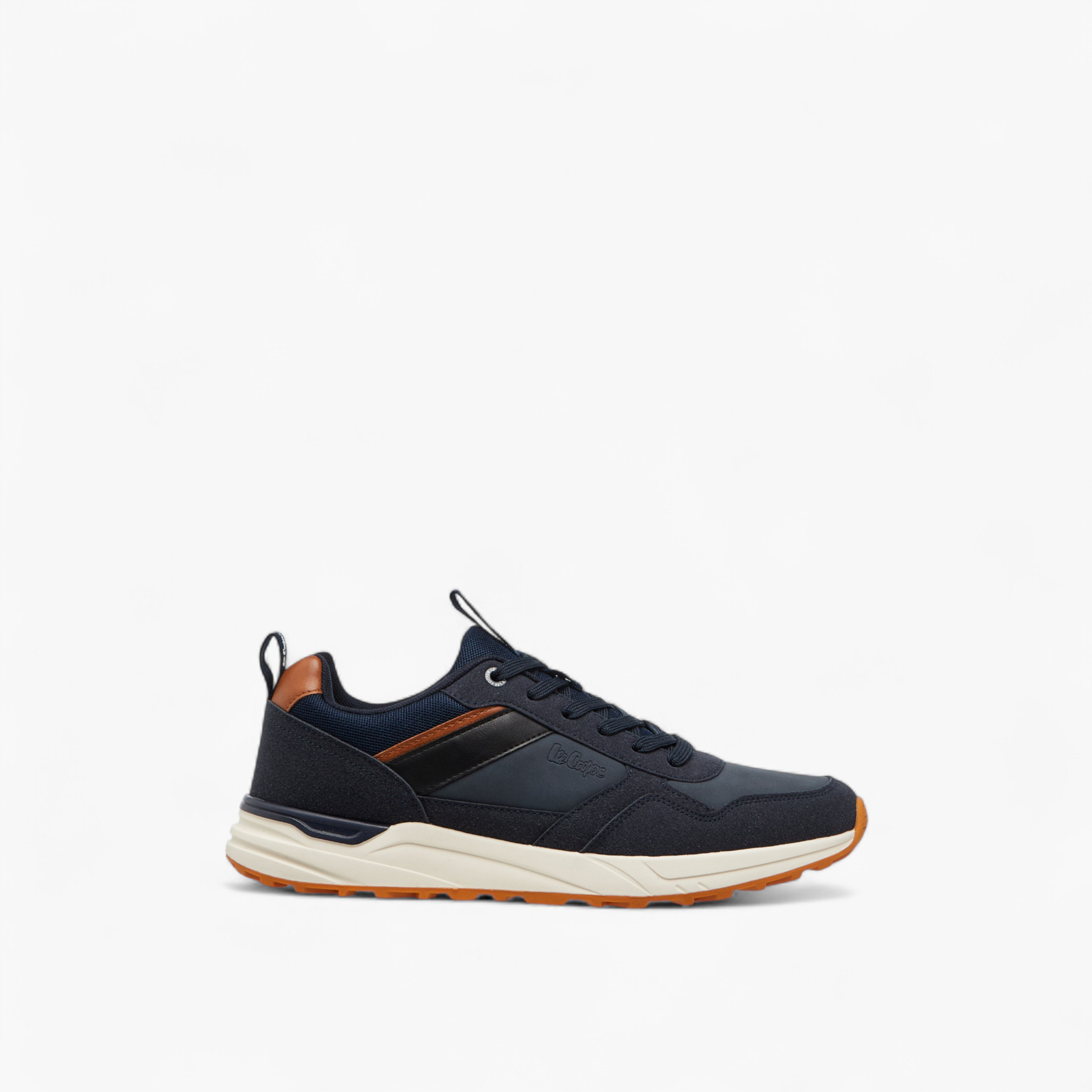Lee Cooper Men's Panelled Lace-Up Sneakers-men-shoes-sneakers-image-3