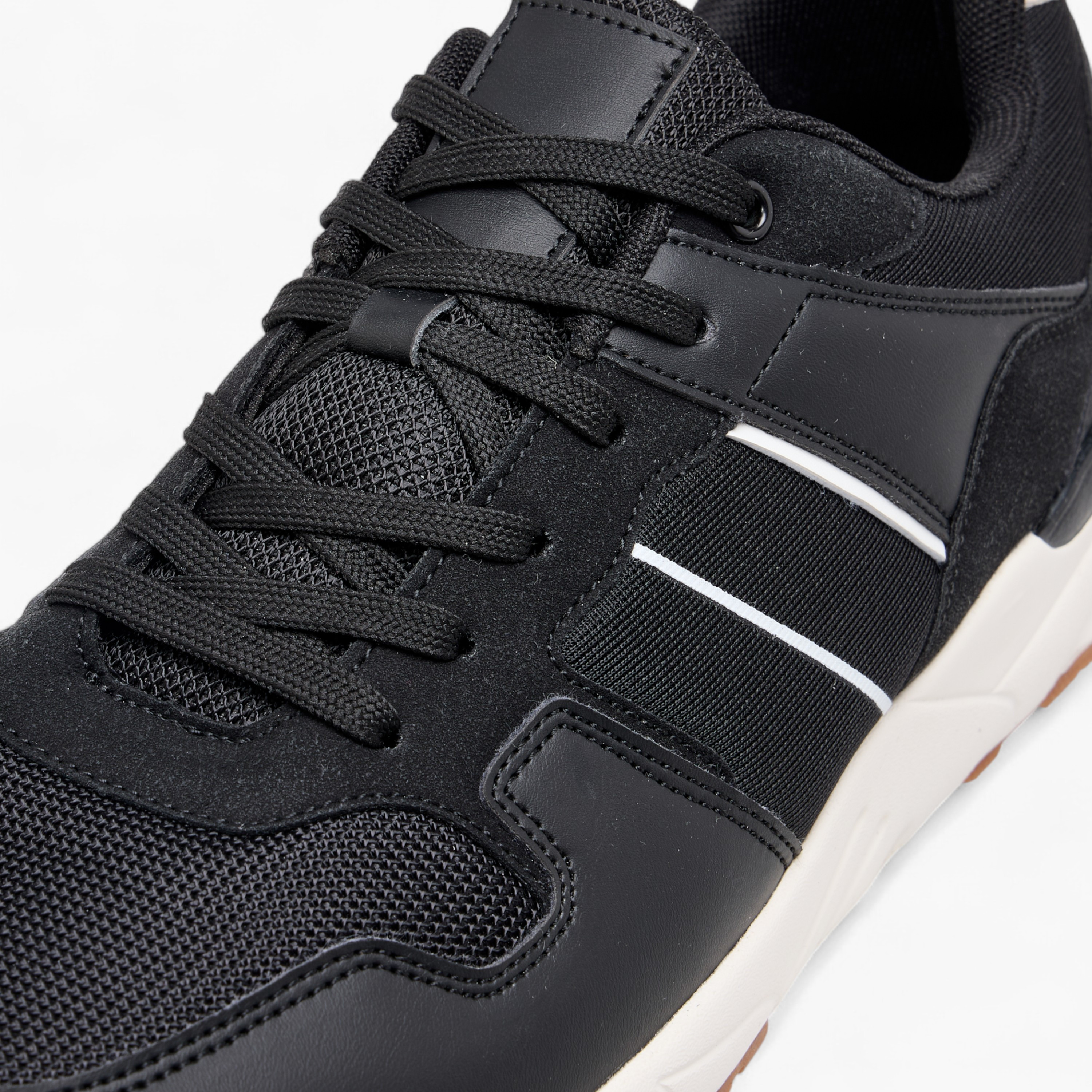 LBL by Shoexpress Panelled Sneakers with Lace-Up Closure-men-shoes-sneakers-image-4