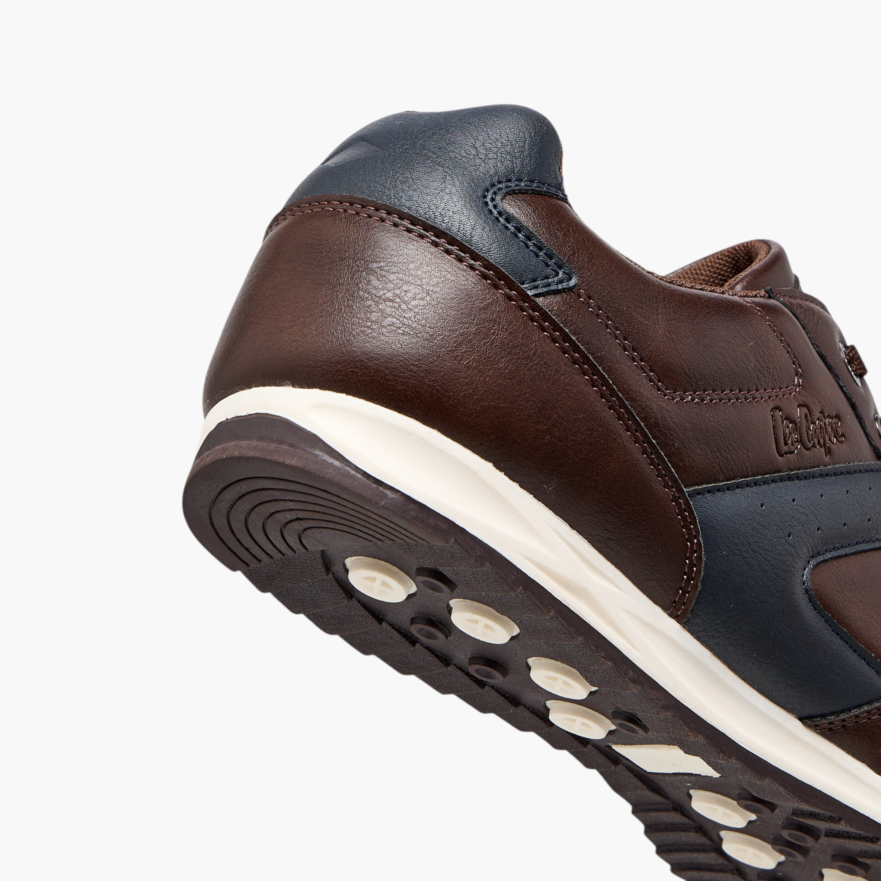 Lee Cooper Panelled Sneakers with Lace-Up Closure-men-shoes-sneakers-image-5