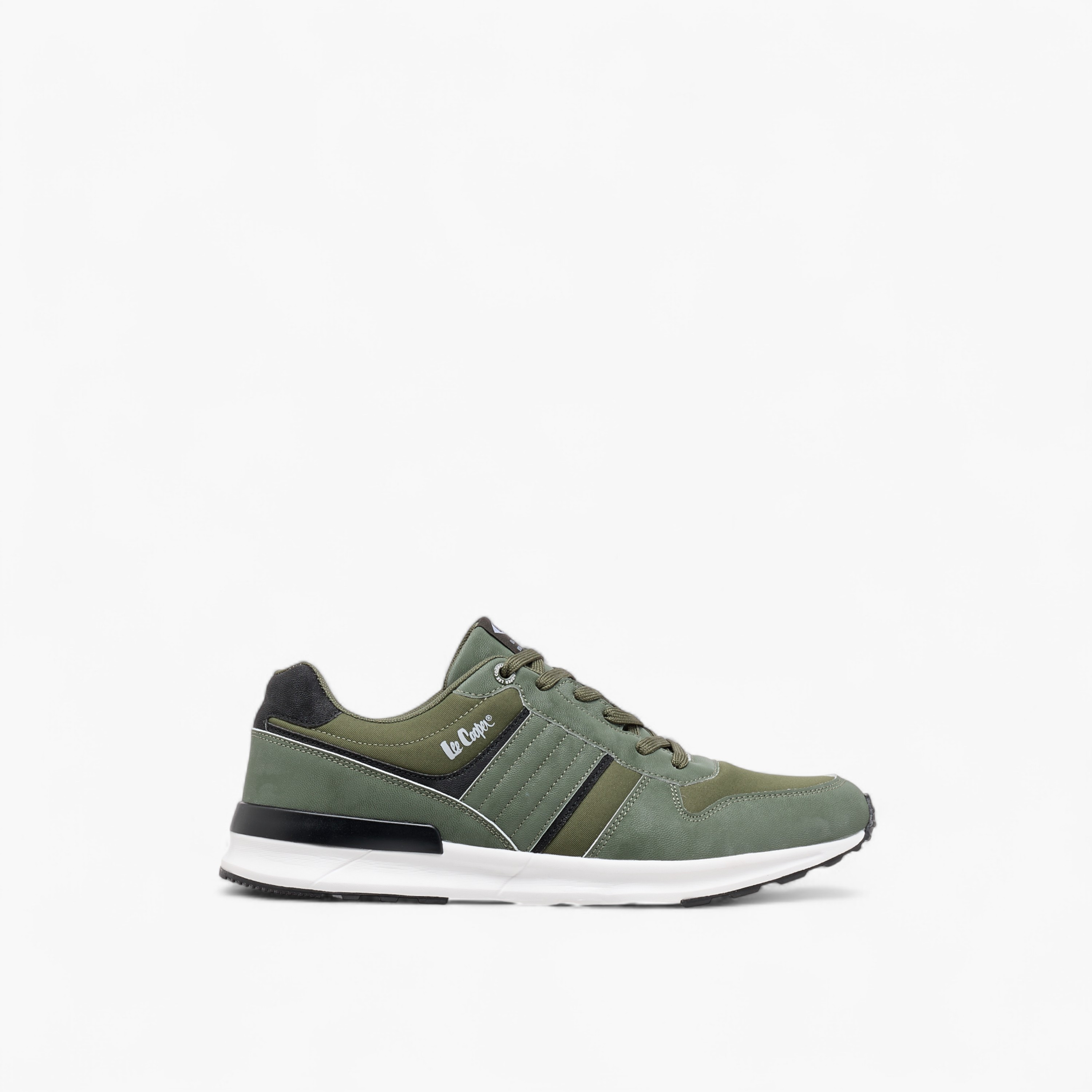 Lee Cooper Men's Panelled Lace-Up Sneakers-men-shoes-sneakers-image-3