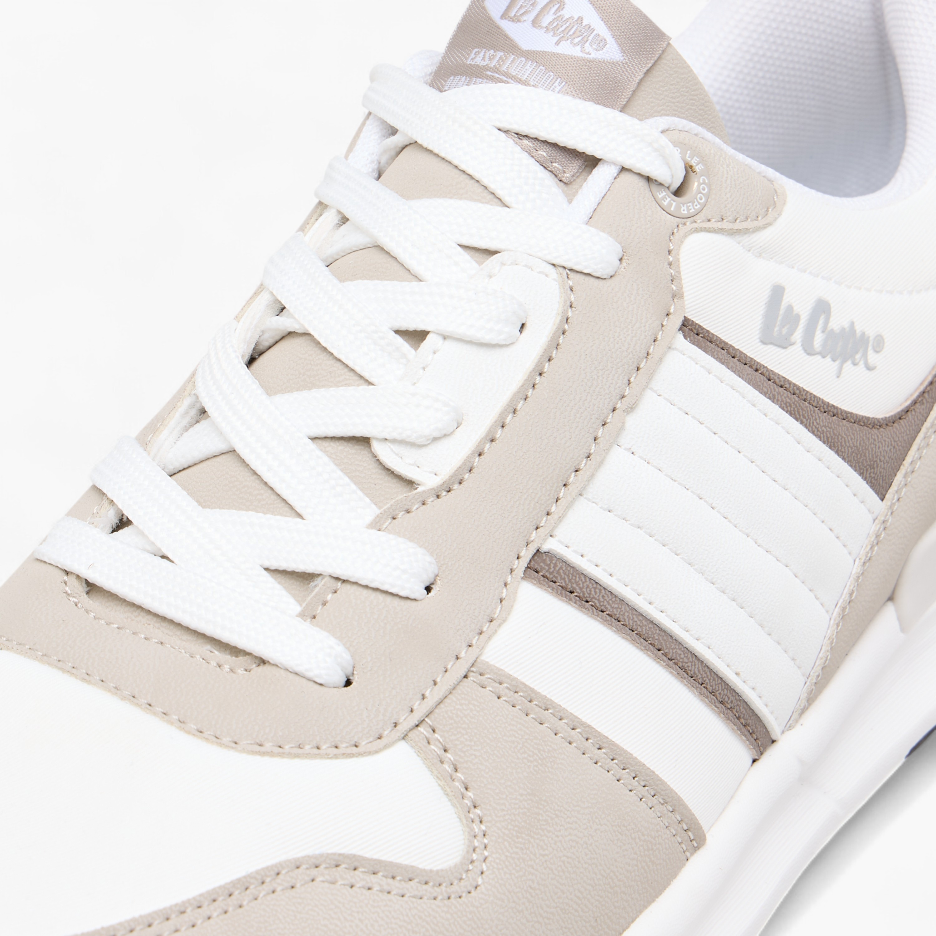 Lee Cooper Men's Panelled Lace-Up Sneakers-men-shoes-sneakers-image-4
