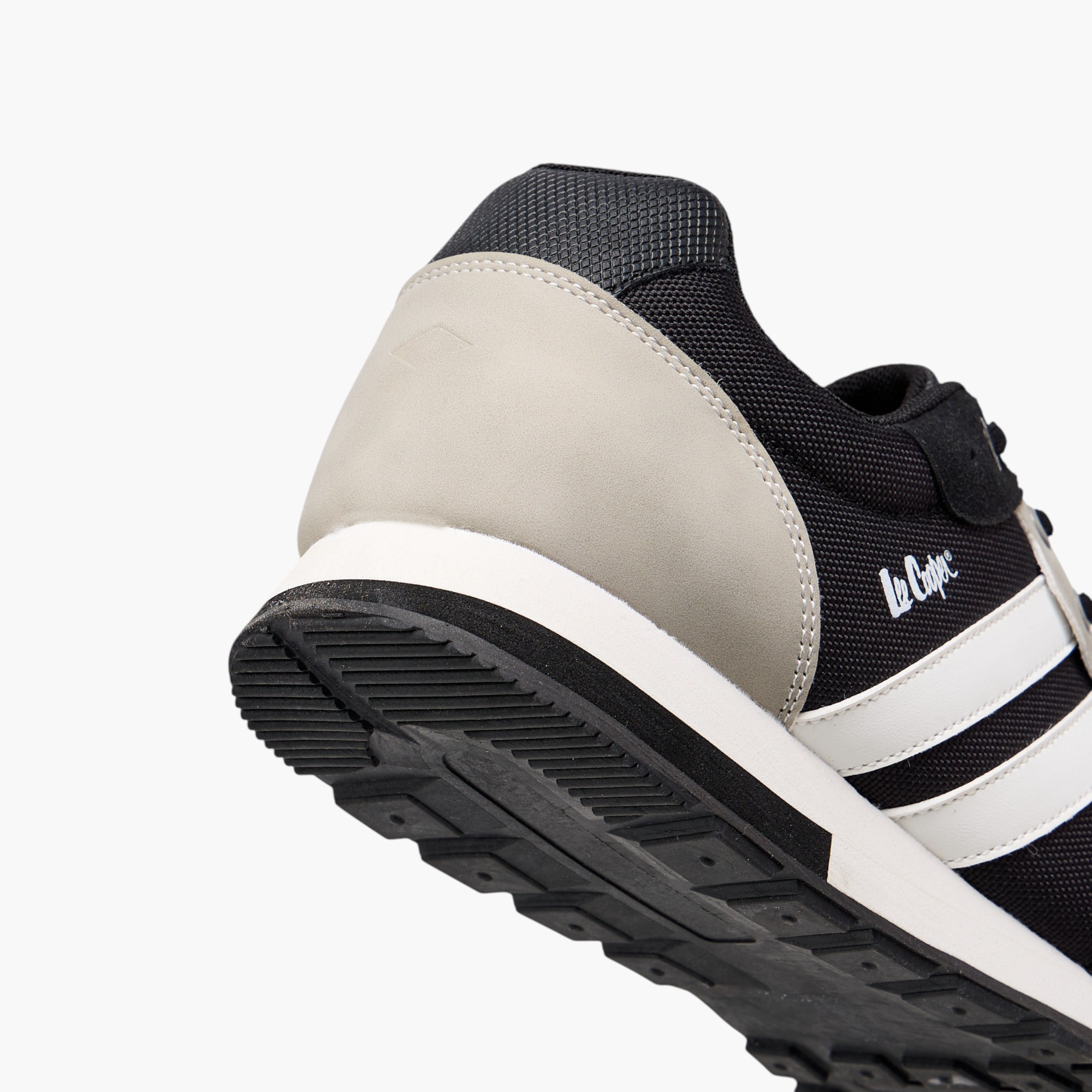 Lee Cooper Men's Panelled Sneakers with Lace-Up Closure-men-shoes-sneakers-image-5