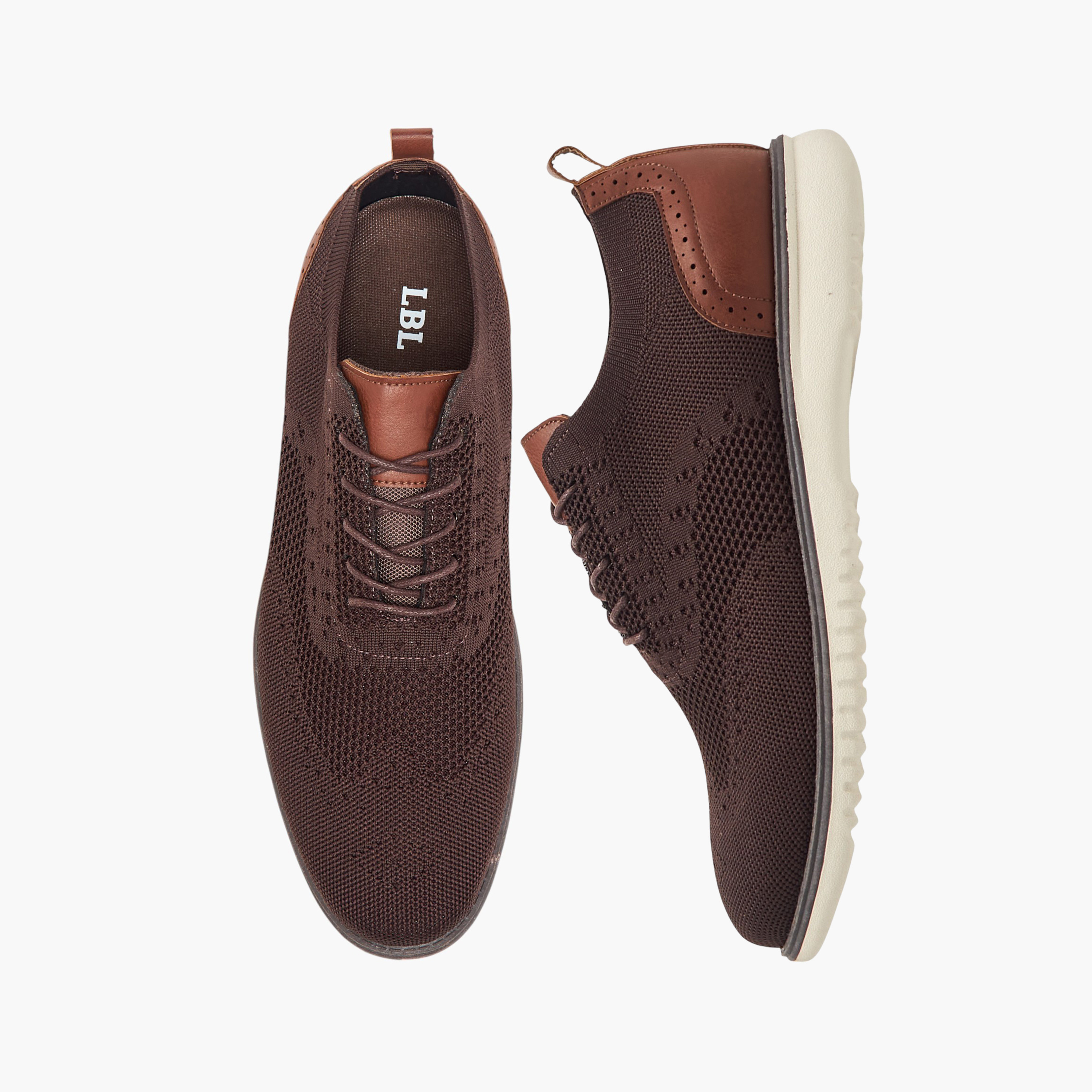 LBL by Shoexpress Mesh Detail Lace-Up Sneakers-men-shoes-sneakers-image-1