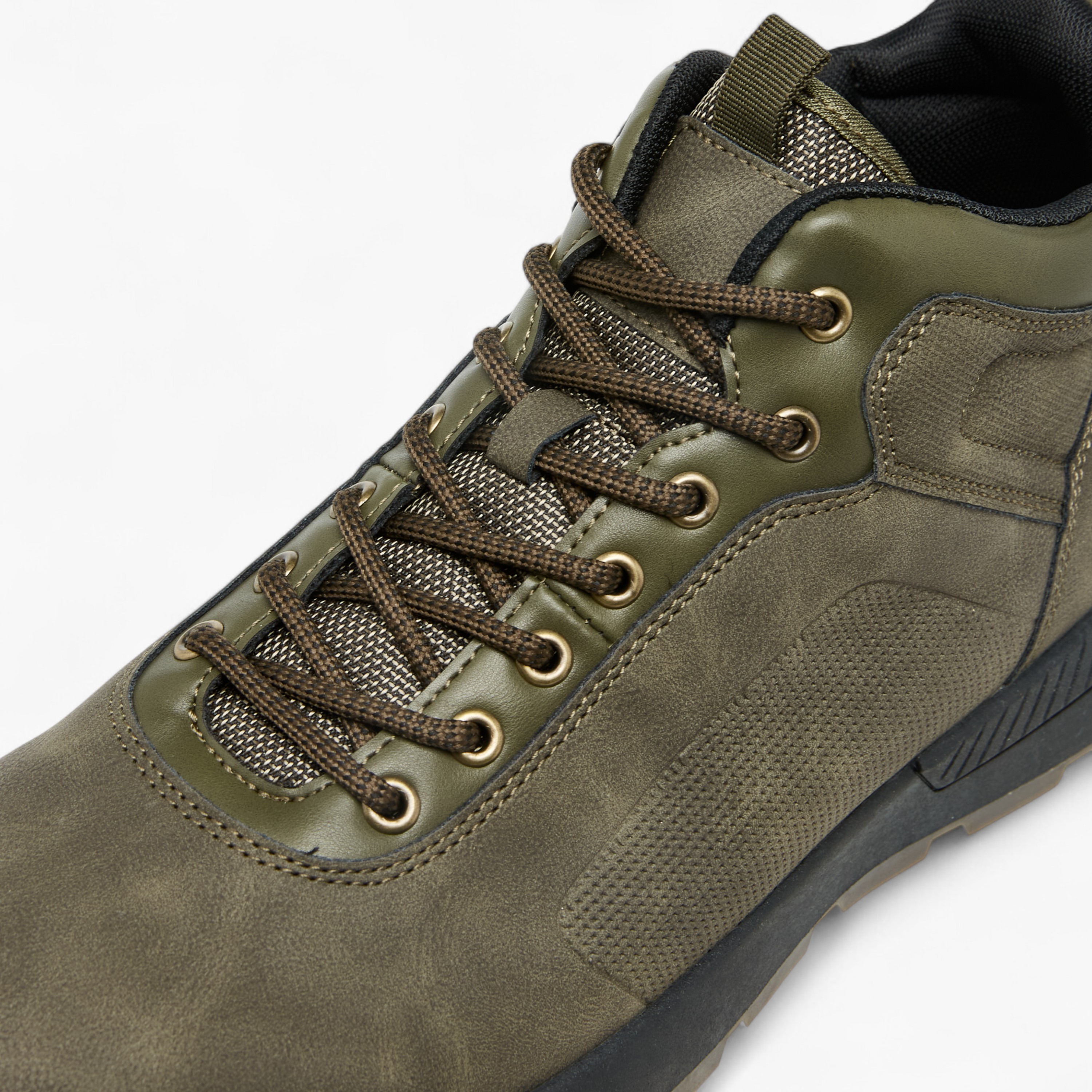 LBL by Shoexpress Panelled Lace-Up Ankle Boots-men-shoes-boots-image-4