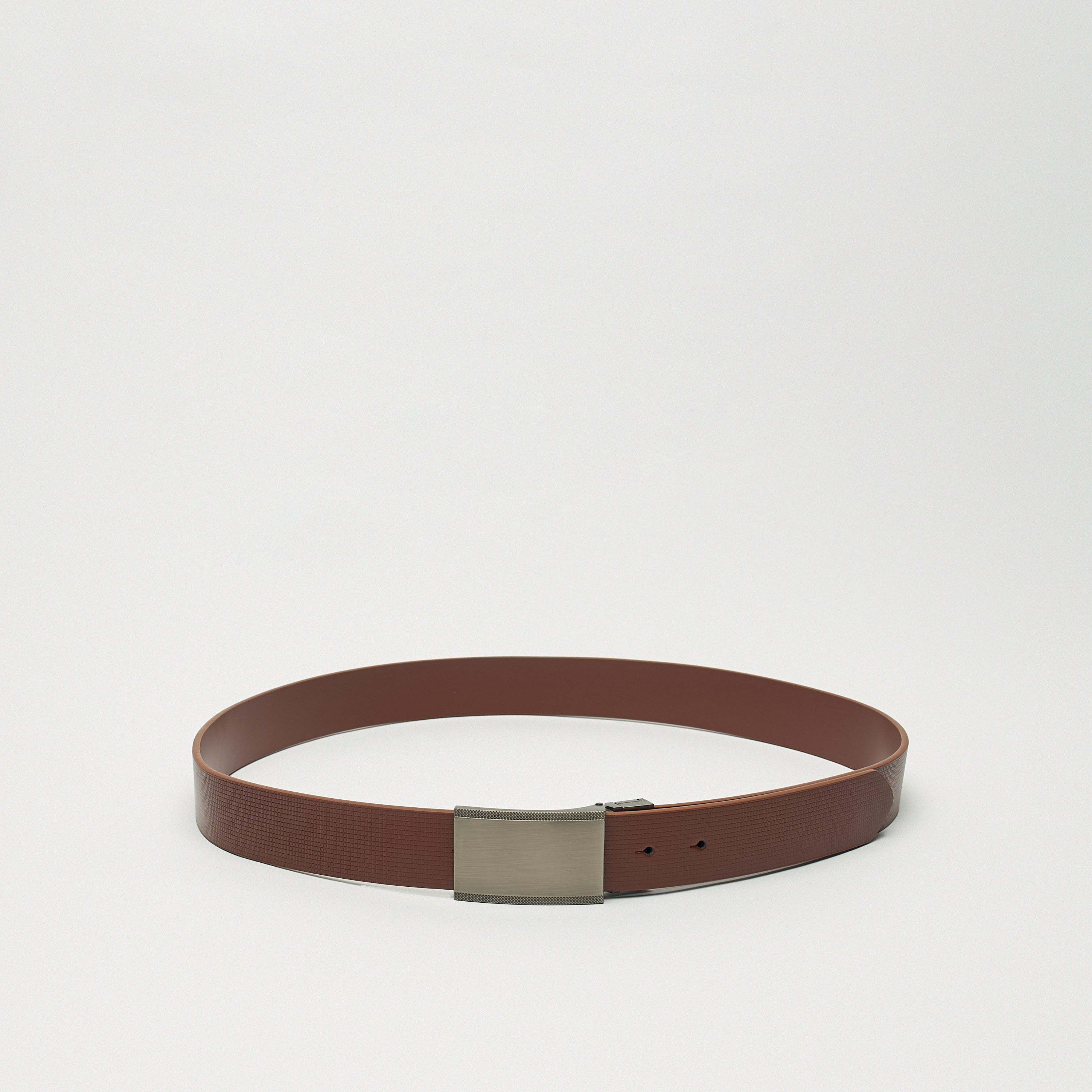 LBL by Shoexpress Textured Reversible Belt with Plate Buckle Closure-men-beltsandwallets-belts-image-1