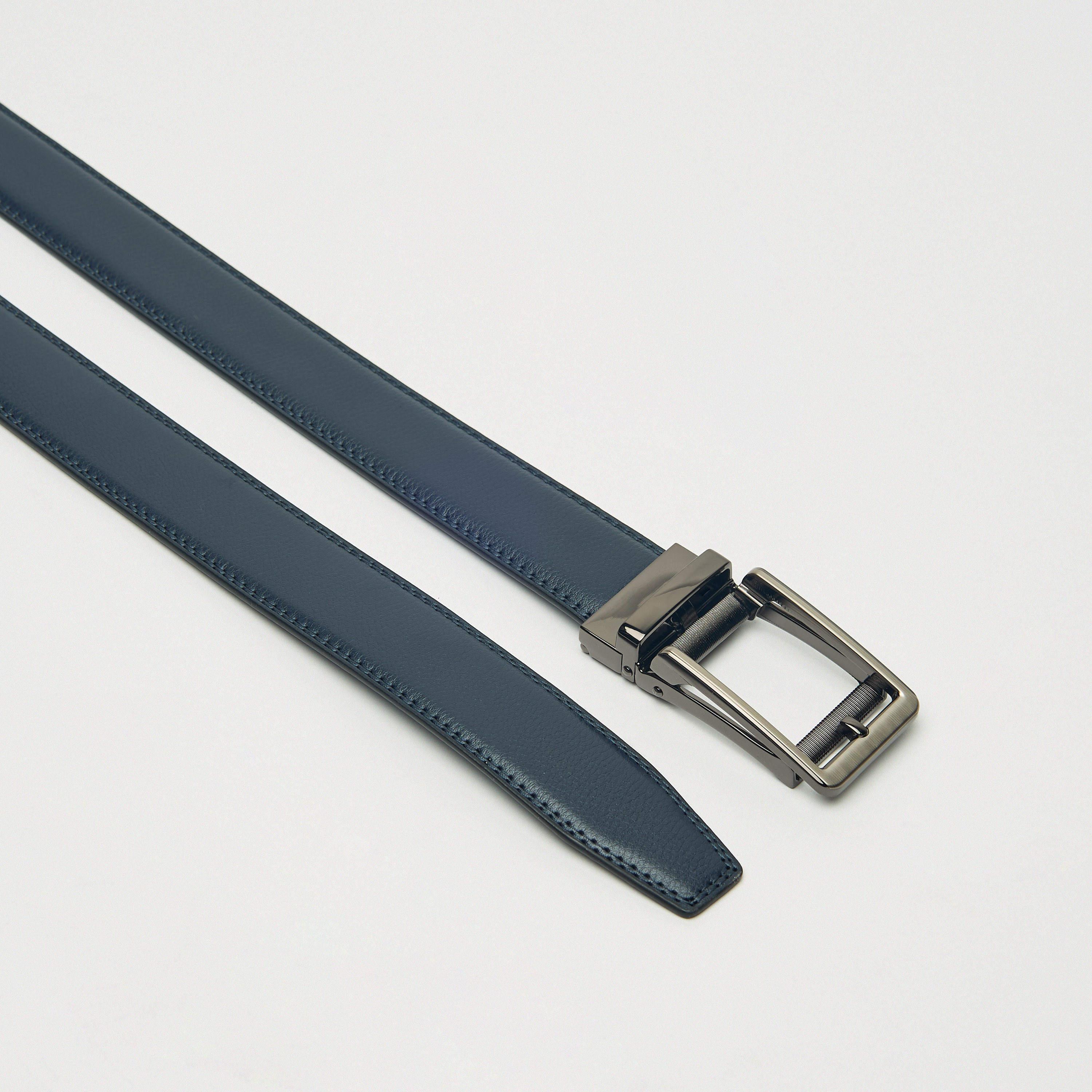 LBL by Shoexpress Textured Reversible Belt with Pin Buckle Closure-men-beltsandwallets-belts-image-4