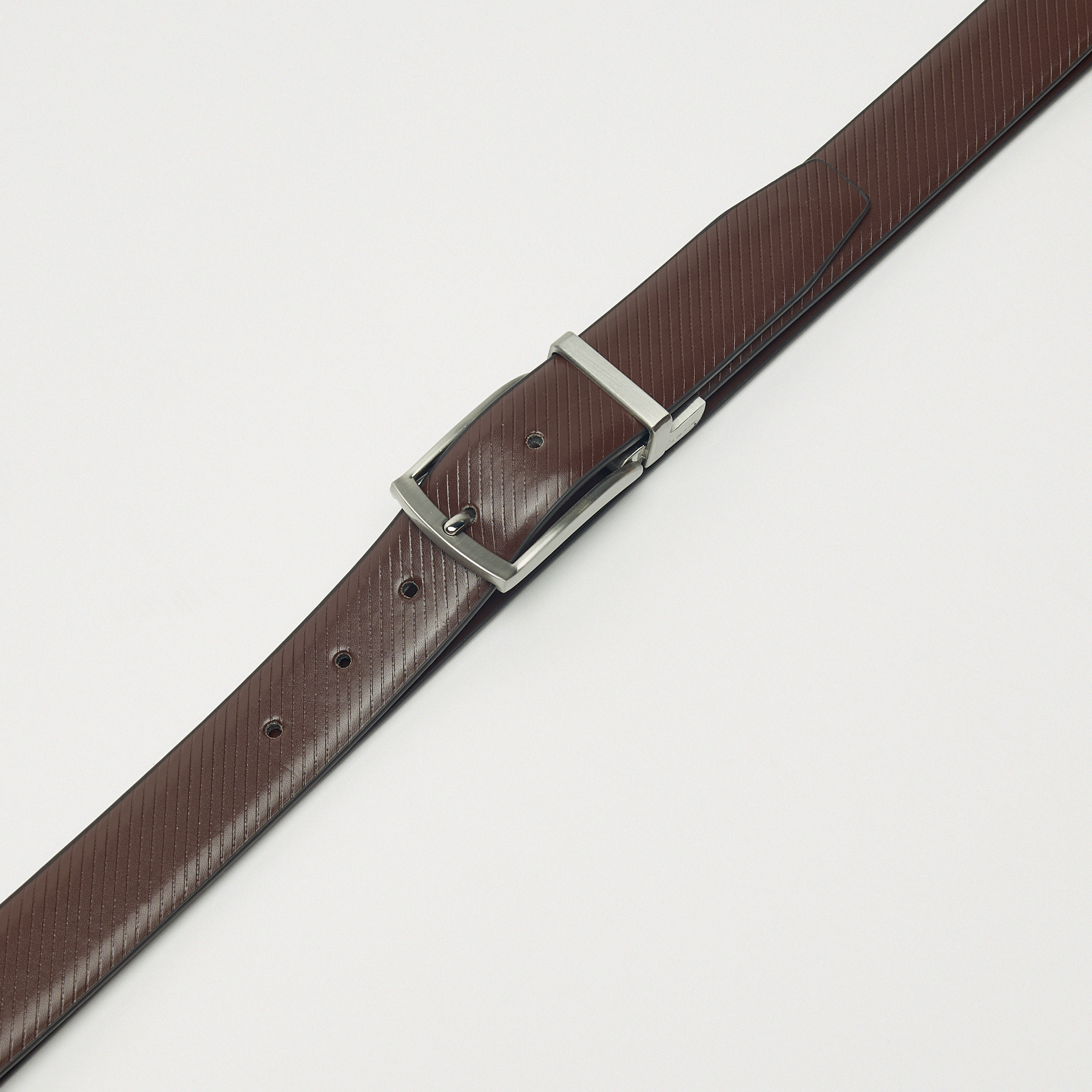 LBL by Shoexpress Textured Reversible Belt with Pin Buckle Closure-men-beltsandwallets-belts-image-2