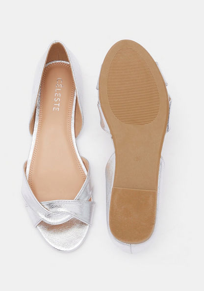 Celeste Women's Slip-On D'Orsay Ballerina Shoes-Women%27s Ballerinas-image-4