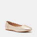 Celeste Women's Slip-On Round Toe Ballerina Shoes with Scallop Detail-Women%27s Ballerinas-thumbnail-1