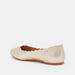 Celeste Women's Slip-On Round Toe Ballerina Shoes with Scallop Detail-Women%27s Ballerinas-thumbnailMobile-2