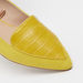 Celeste Textured Pointed Toe Slip-On Ballerinas-Women%27s Ballerinas-thumbnailMobile-3
