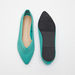 Celeste Women's Textured Slip-On Pointed Toe Ballerina Shoes-Women%27s Ballerinas-thumbnail-5