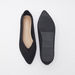 Celeste Women's Textured Pointed Toe Ballerina Shoes-Women%27s Ballerinas-thumbnail-5