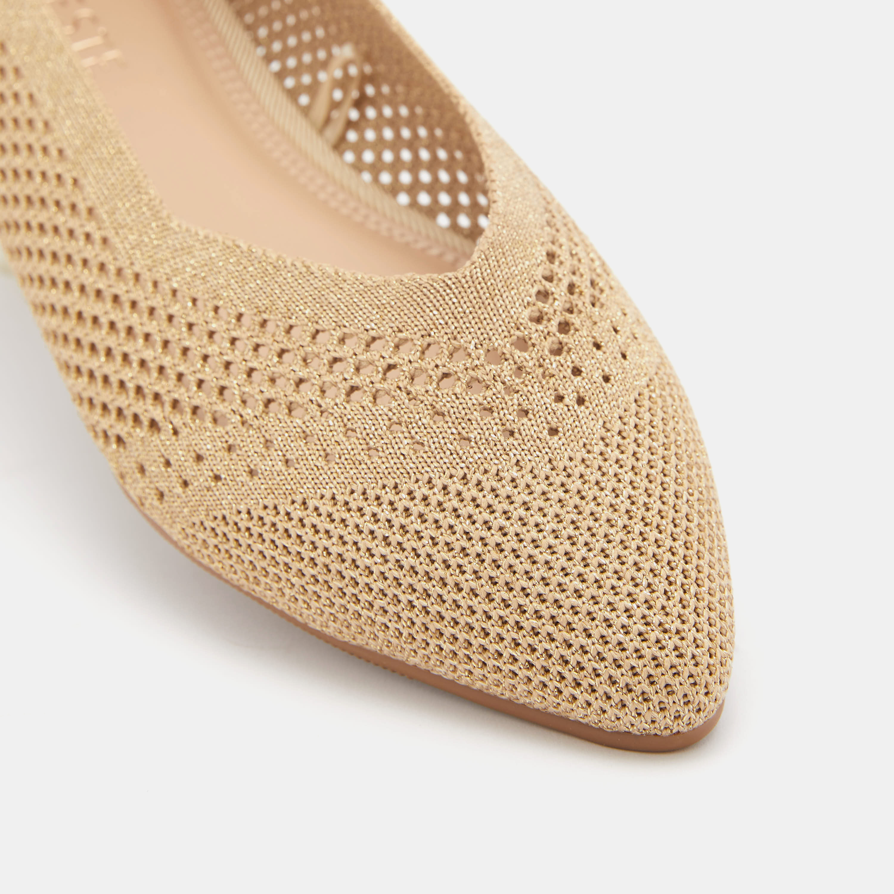 حذاء باليرينا سهل الارتداء وبارز الملمس بمقدمة مدببة من سيليست-women-shoes-ballerinas-image-4