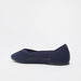 Celeste Textured Slip-On Pointed Toe Ballerina Shoes-Women%27s Ballerinas-thumbnail-2