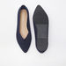 Celeste Textured Slip-On Pointed Toe Ballerina Shoes-Women%27s Ballerinas-thumbnailMobile-5