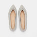 Celeste Textured Slip-On Pointed Toe Ballerina Shoes-Women%27s Ballerinas-thumbnailMobile-4