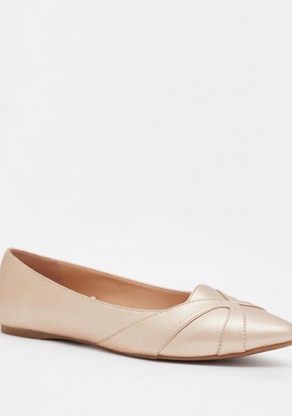Celeste Women's Textured Slip-On Ballerina Shoes-Women%27s Ballerinas-image-0