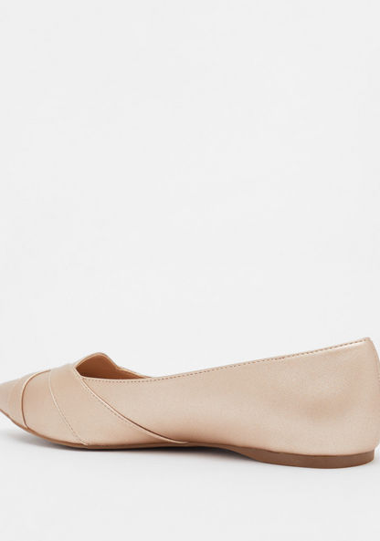 Celeste Women's Textured Slip-On Ballerina Shoes-Women%27s Ballerinas-image-1