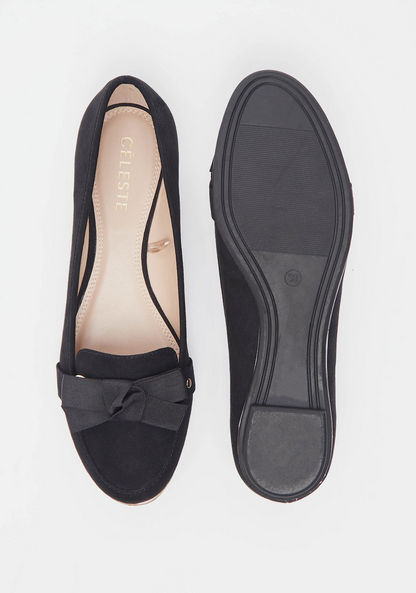 Celeste Women's Grosgrain Bow Detail Slip-On Loafers-Women%27s Casual Shoes-image-4