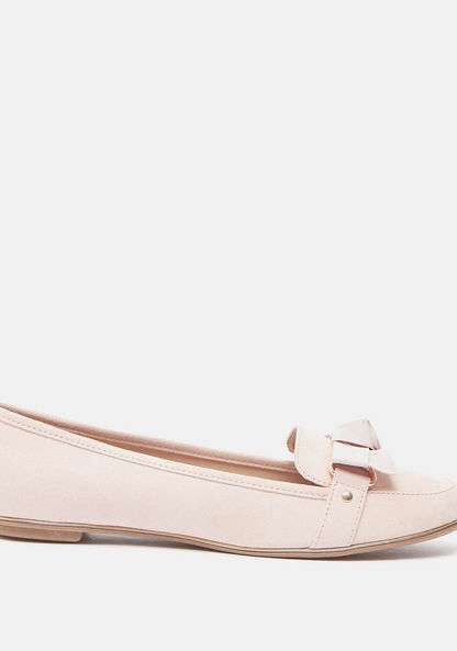 Celeste Women's Grosgrain Bow Detail Slip-On Loafers-Women%27s Casual Shoes-image-0