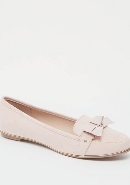 Celeste Women's Grosgrain Bow Detail Slip-On Loafers-Women%27s Casual Shoes-image-1