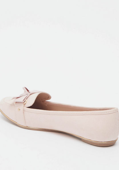Celeste Women's Grosgrain Bow Detail Slip-On Loafers-Women%27s Casual Shoes-image-2