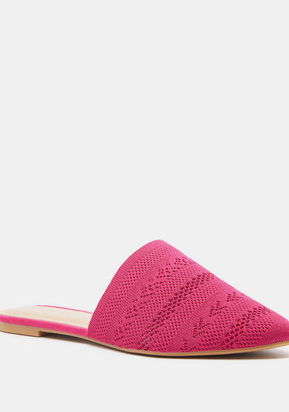 Celeste Women's Textured Slip-On Mules-Women%27s Casual Shoes-image-1