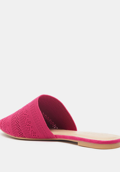 Celeste Women's Textured Slip-On Mules-Women%27s Casual Shoes-image-2