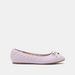 Celeste Slip-On Round Toe Ballerina Shoes with Bow Accent-Women%27s Ballerinas-thumbnail-0