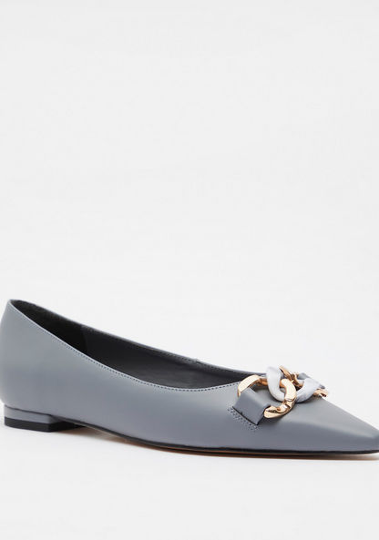 Celeste Women's Slip-On Pointed Toe Ballerina Shoes-Women%27s Ballerinas-image-1