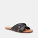 Cut Out Detail Cross Strap Slip-On Slides-Women%27s Flat Sandals-thumbnail-1
