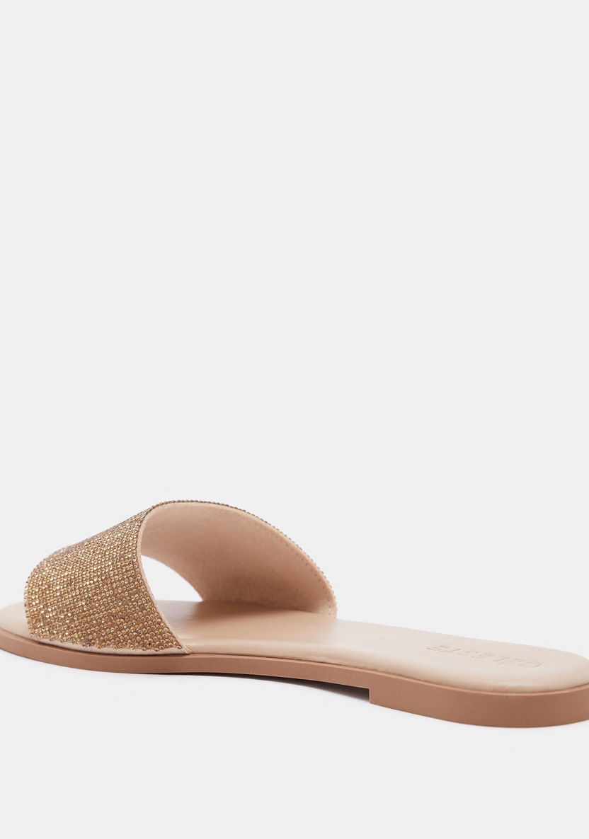 Celeste Textured Flat Sandals-Women%27s Flat Sandals-image-2