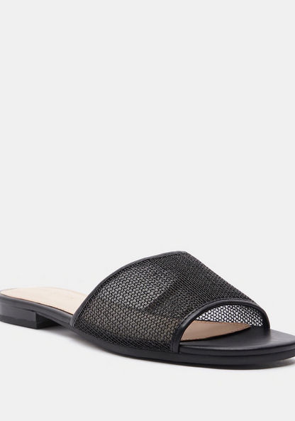 Celeste Women's Open Toe Slide Sandals-Women%27s Flat Sandals-image-1